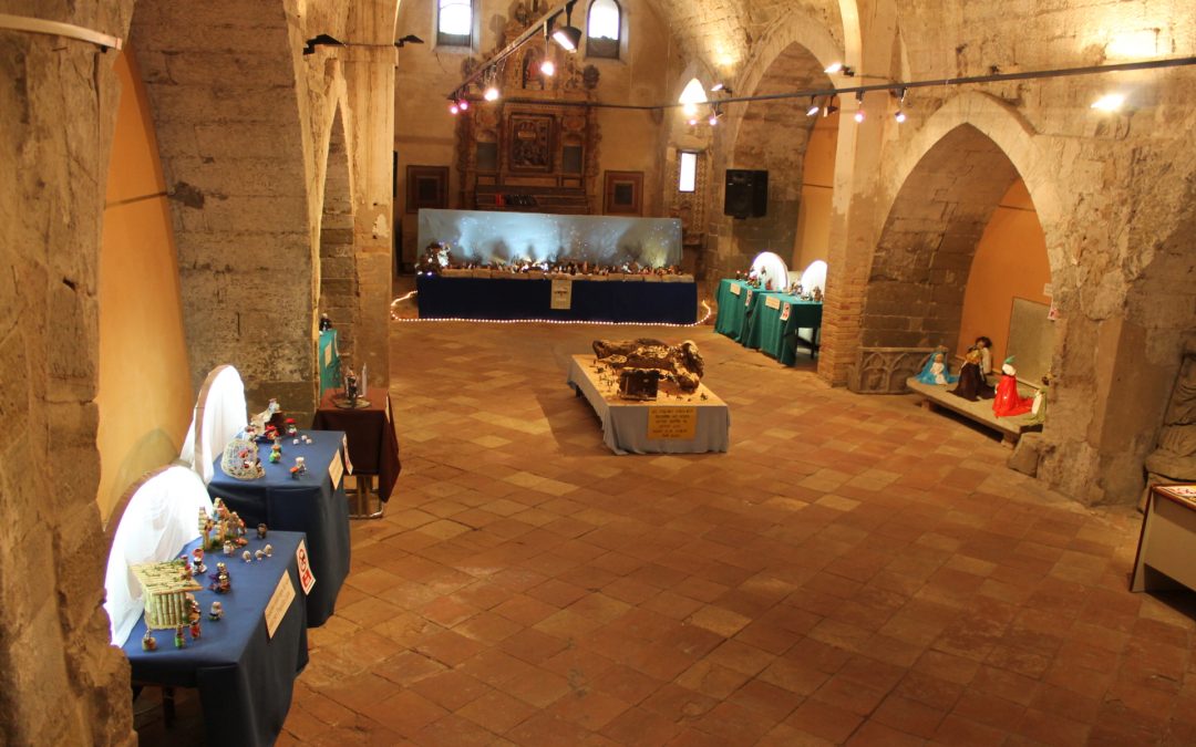 Exhibition of cribs in the church of San Juan