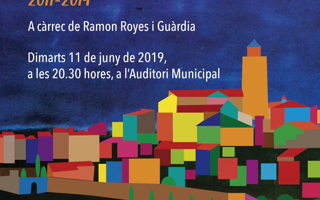 El paer en cap en funcions, Ramon Royes, retrà comptes a la ciutadania de les actuacions de l’Equip de Govern Municipal entre els anys 2011 a 2019, en un acte públic a l’Auditori Municipal el dimarts 11 de juny.