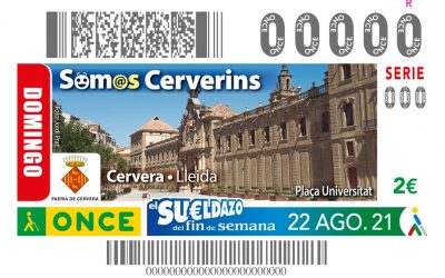 The ONCE dedicates to Cervera the coupon of the draw of the 22 d