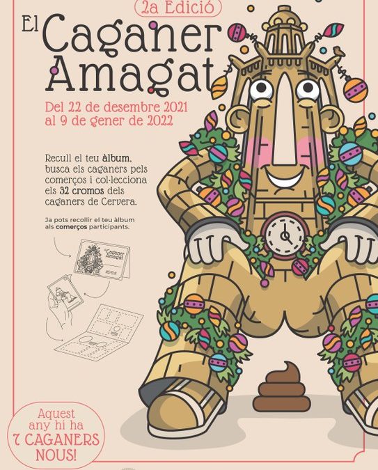La Paeria repeats the "El Caganer Amagat" initiative and expands it with seven il·more illustrations