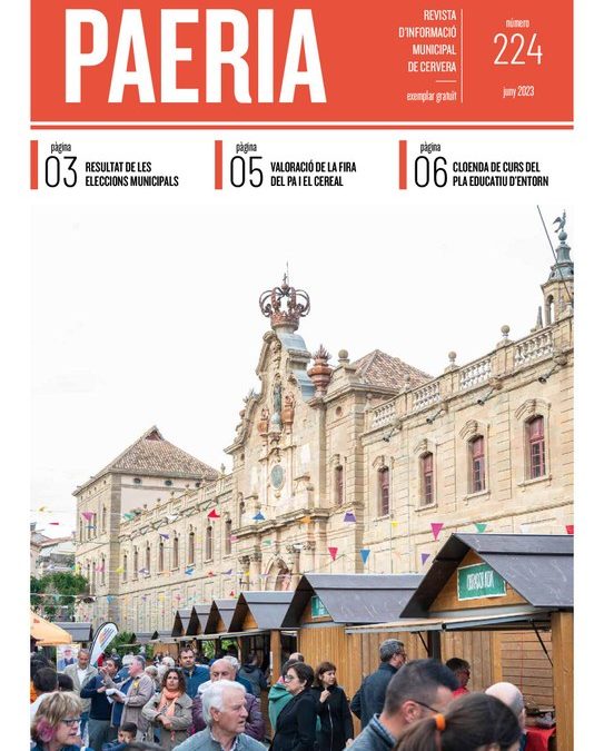 Paeria magazine for the month of June